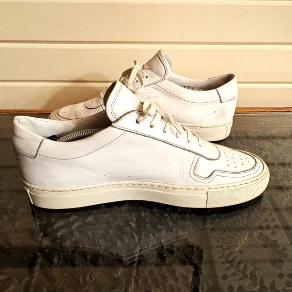 COMMON PROJECTS B-BALL Achilles White Sneakers Italy YSL Dior Gucci Balmain 41 - Picture 7 of 8